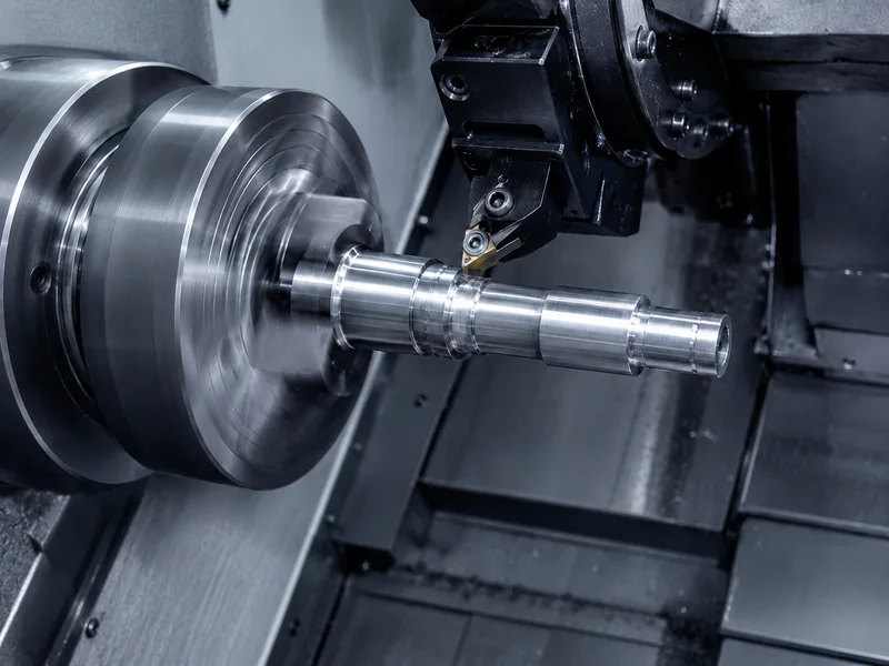 CNC turning service — lathe-machined cylindrical parts